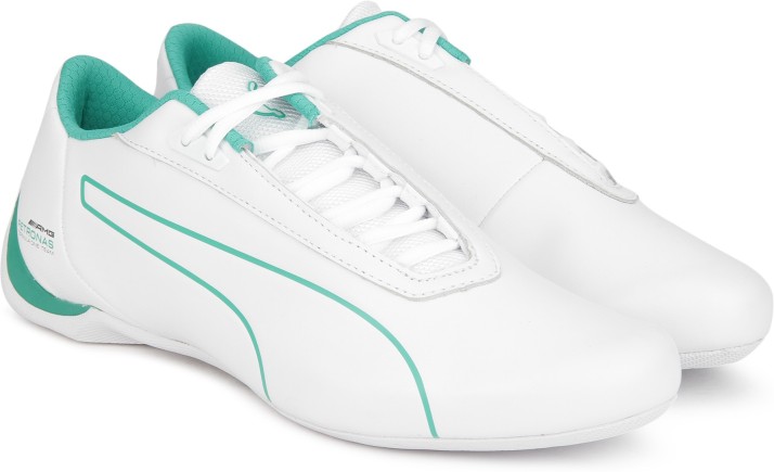 puma mercedes white sneakers