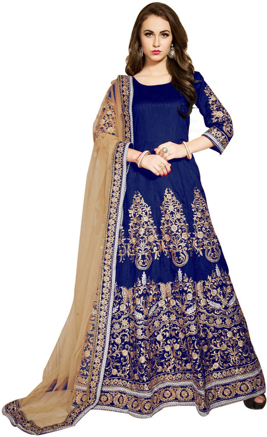 purva art anarkali gown