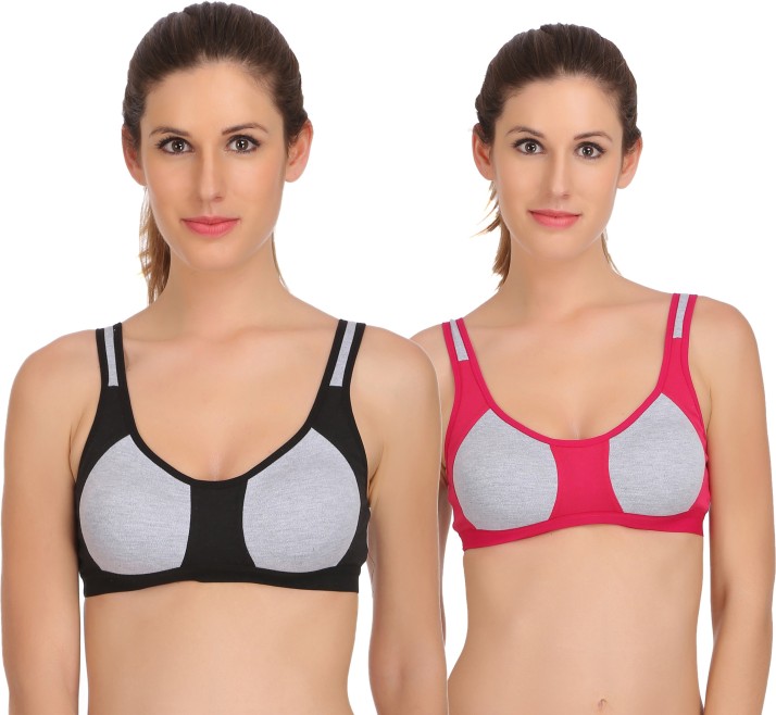 cotton sports bra online