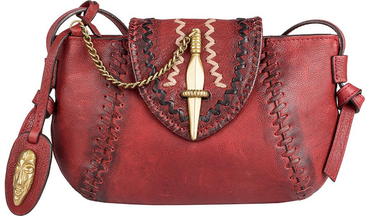 hidesign red handbag