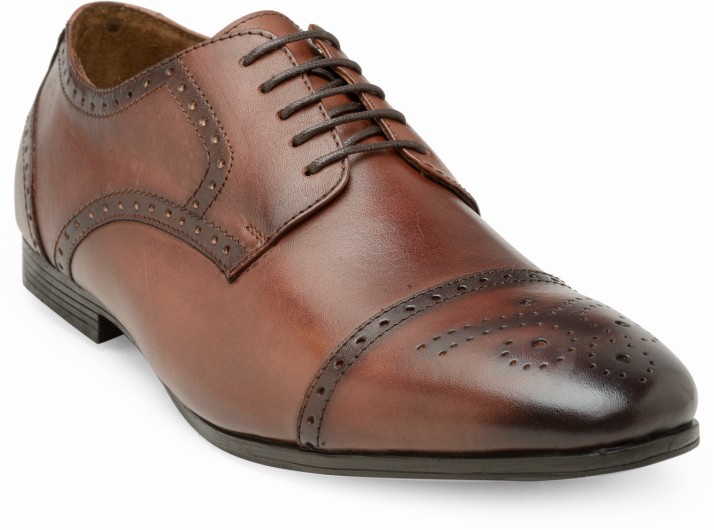 Teakwood leather shoes Derby For Men 