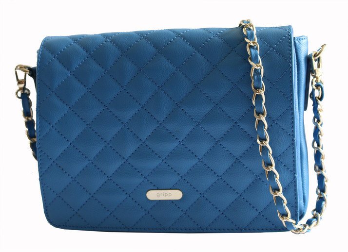 light blue sling bag