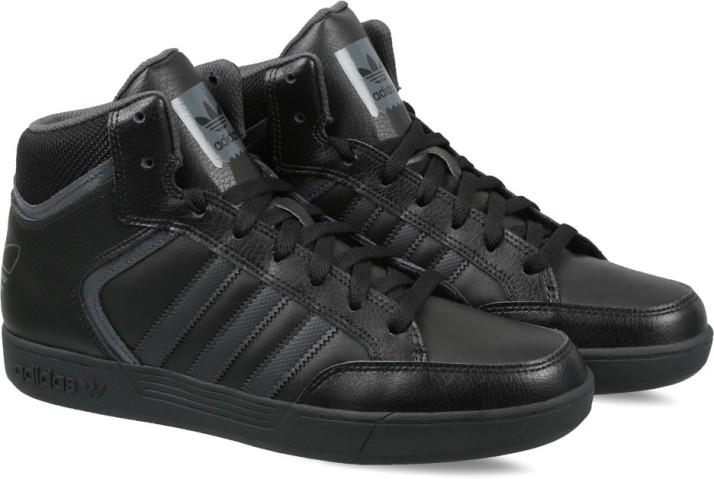 adidas originals varial mid black sneakers