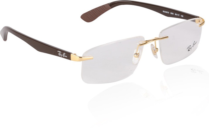 ray ban rimless frames