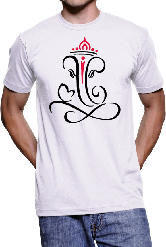 Buy Akshar Ganesha Printed Couple Round 