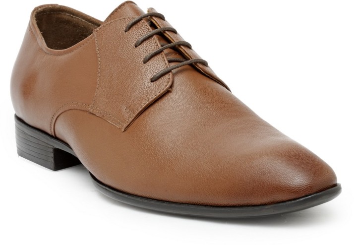 Teakwood Leather Shoes Derby For Men 