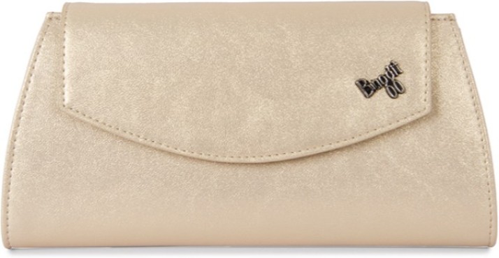 baggit golden clutch