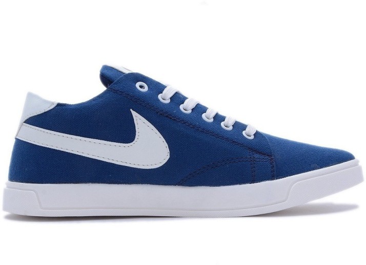 royal blue and black sneakers
