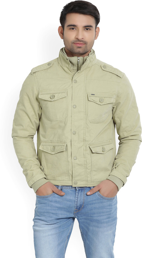 killer full sleeve solid men's denim jacket