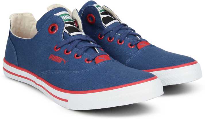Puma Limnos Cat 3 Dp Sneakers For Men Buy True Blue Barbados Cherry Color Puma Limnos Cat 3 Dp Sneakers For Men Online At Best Price Shop Online For Footwears In
