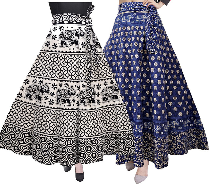 wrap around skirt combo