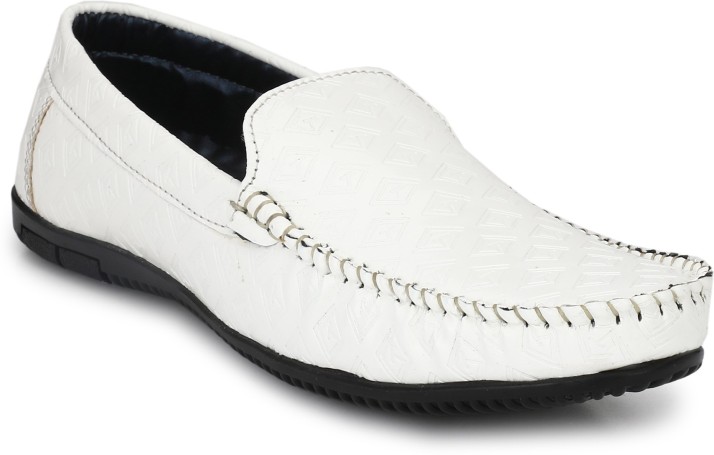 BIG JUNIOR White Loafers For Men - Buy 