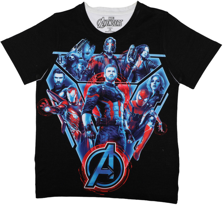 Marvel Avengers Boys Graphic Print 