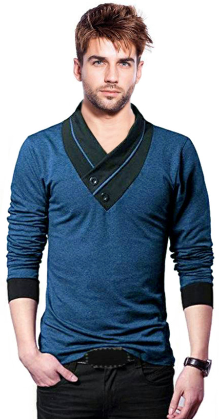 V neck t shirt flipkart Clearance