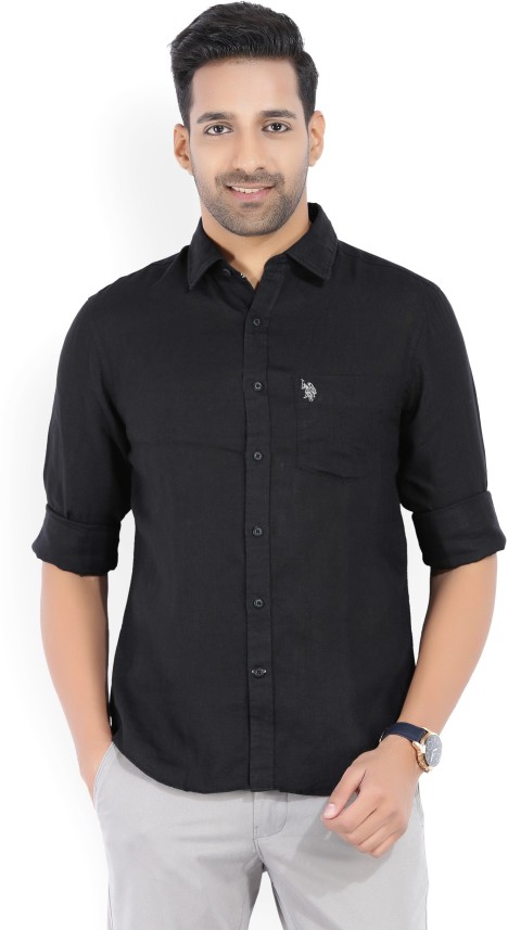 us polo black shirt price