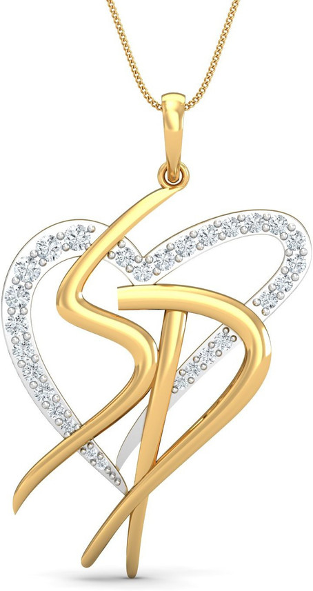 KUBERBOX SD Initials Heart 18kt Diamond 