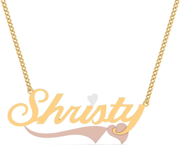 KUBERBOX Shristy Gold Name 14kt Yellow 