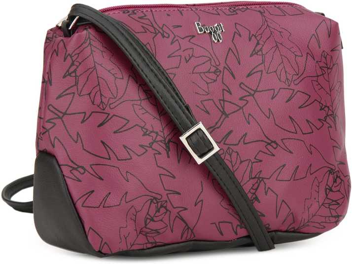 Baggit Pink Sling Bag Lx5 Roundoff Y G Emily Rani Pink S Rani Price In India Flipkart Com