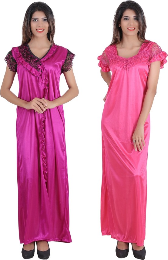 flipkart satin nighty