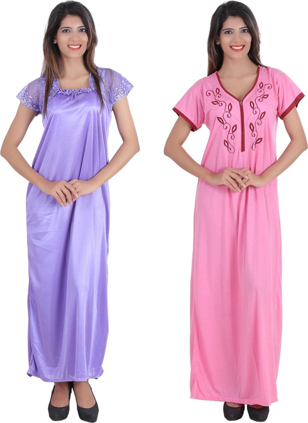 flipkart satin nighty