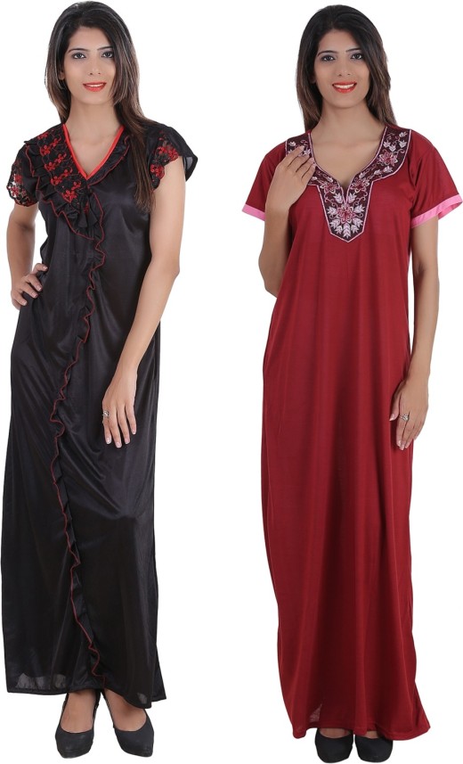 flipkart satin nighty