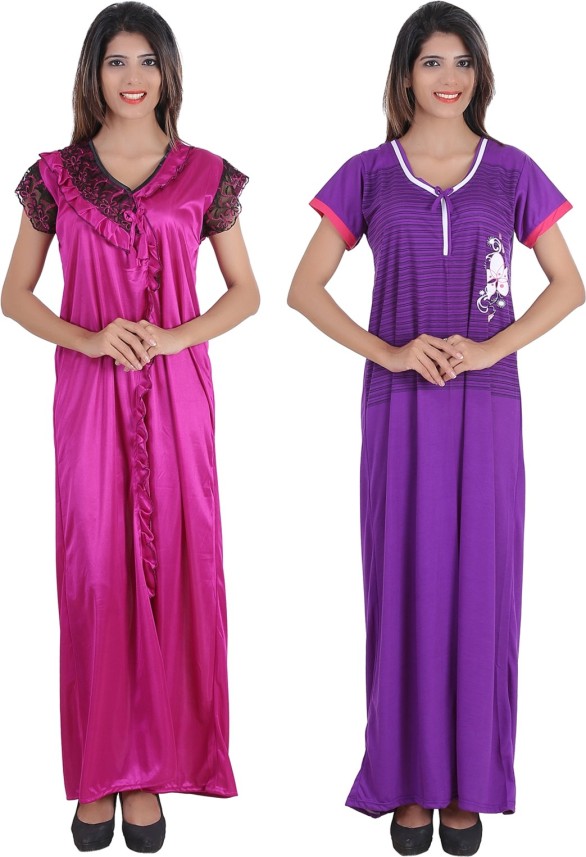 flipkart satin nighty