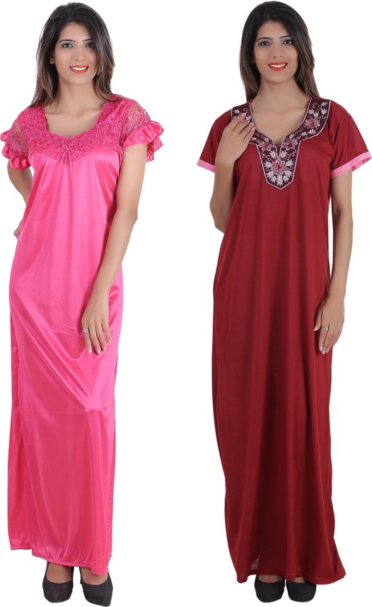 flipkart satin nighty