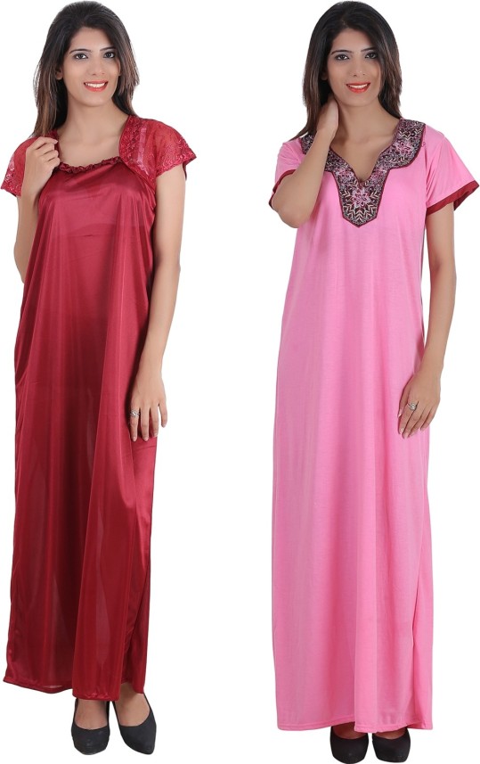 flipkart satin nighty