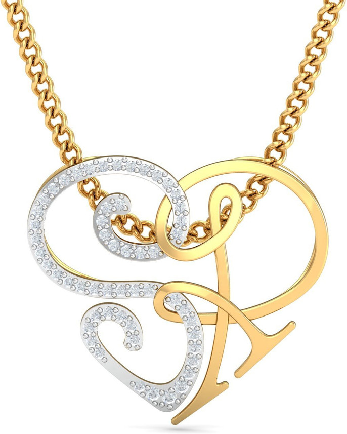 Heart 18kt Diamond Yellow Gold Pendant 