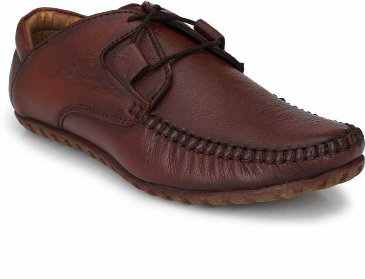El Paso El Paso Men S Brown Casual Genuine Leather Shoes Casuals