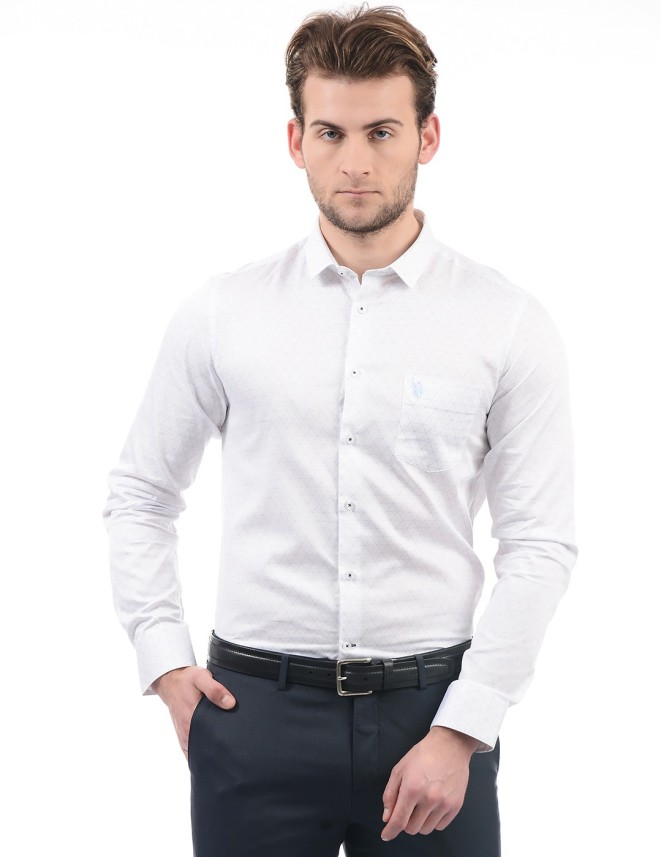 white polo formal shirts