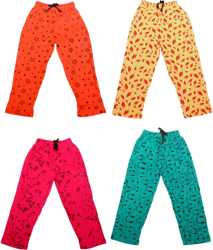Indistar Boys Premium Cotton Full Length Lower//Track Pants//Pyjamas With 2 Open Pockets Pack Of 2