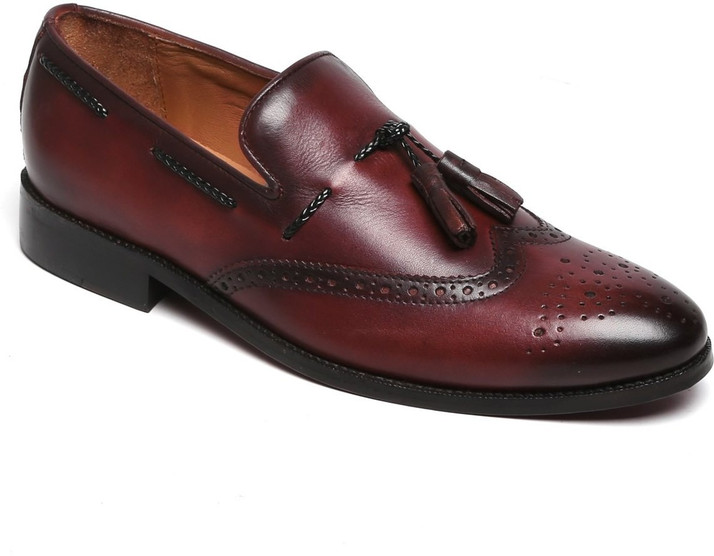 maroon colored shoes