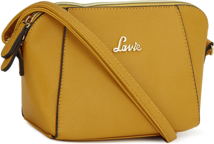 lavie yellow sling bags