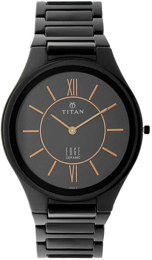 Buy Titan Edge Ceramic Analog White Dial Men S Watch Nm1696qc04 Nl1696qc04 Online At Low Prices In India Amazon In