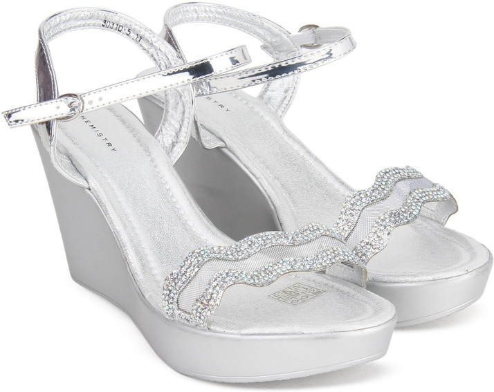 cheap silver wedges