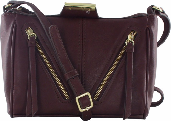 nine west burgundy luggage