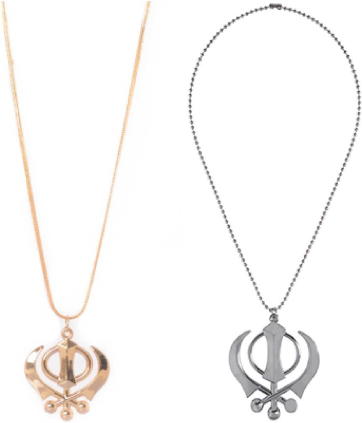 Dzinetrendz Brass and Steel Khanda Sikh 