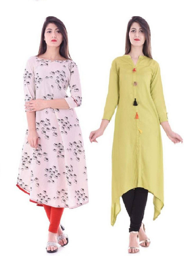 asymmetric kurti flipkart