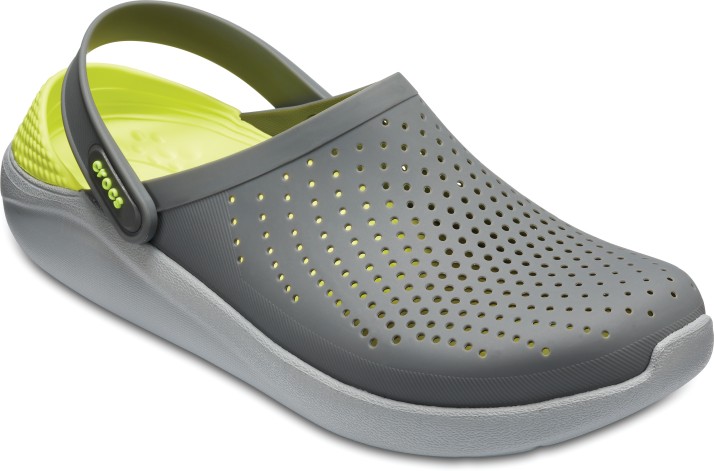 crocs men grey sandals
