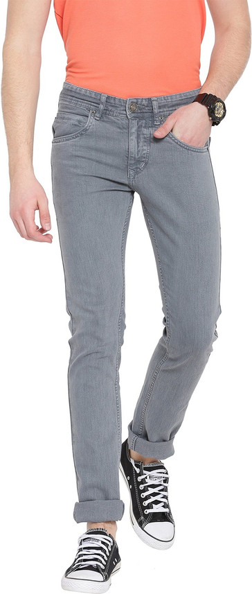 DUKE Slim Men Grey Jeans - Buy DUKE 