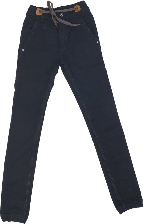 boys black jogger jeans