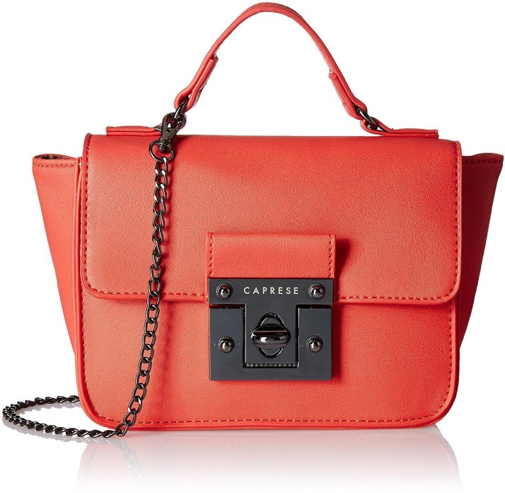 caprese red sling bag