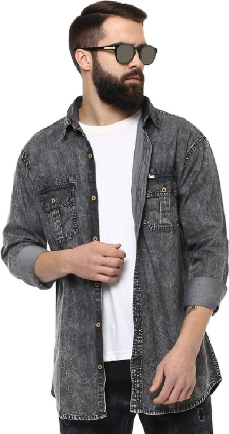 denim shirts on flipkart