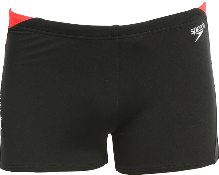 red speedo shorts