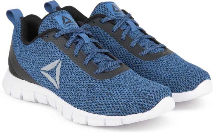 reebok shoes blue and black