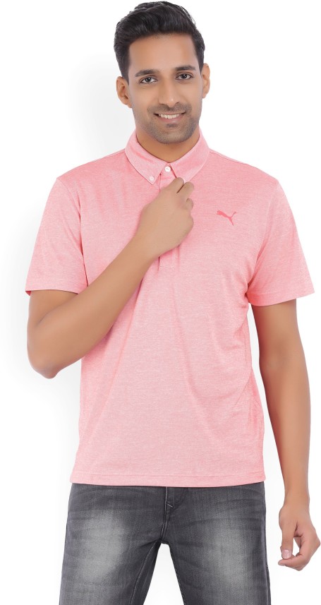 pink puma shirt mens