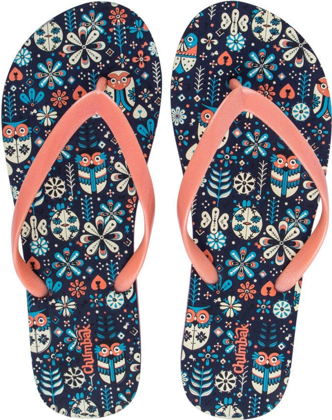 owl flip flops