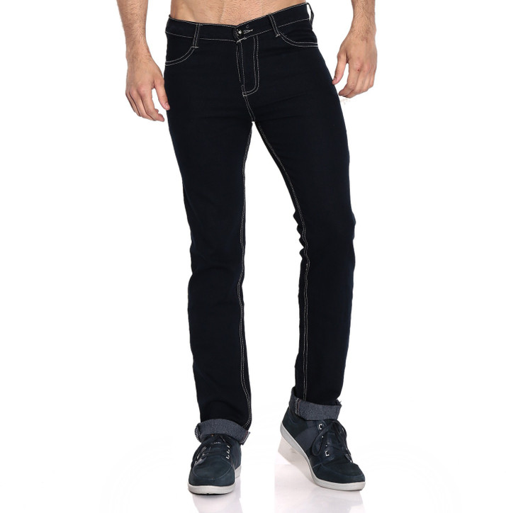black jeans rough