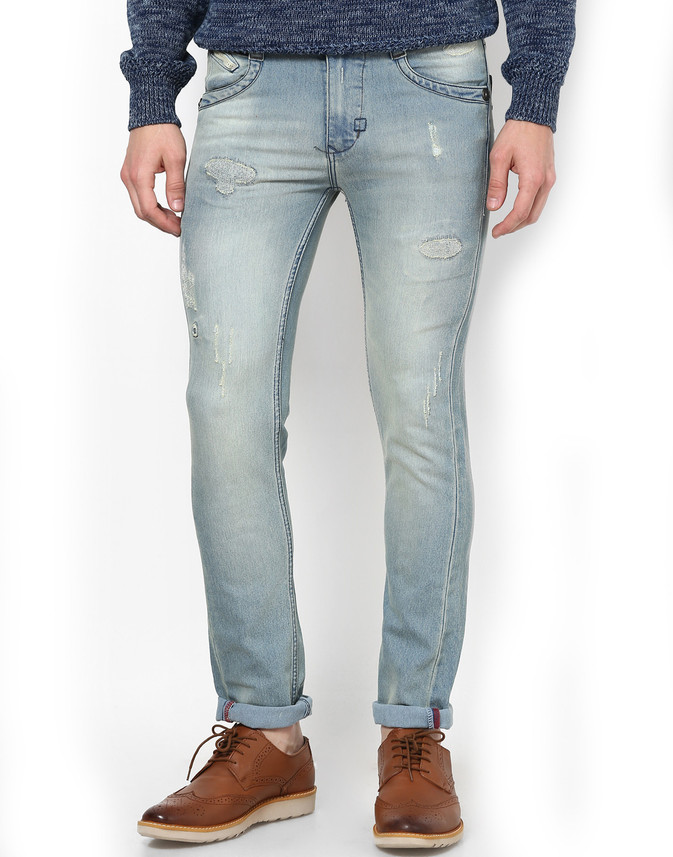 code 61 Slim Men Light Blue, Blue Jeans 